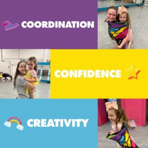 Coordination, confidence, creativity. Ready Set Dance pre-school classes.