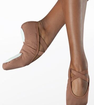 Hazelnut Canvas Ballet Shoes