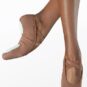 Hazelnut Canvas Ballet Shoes