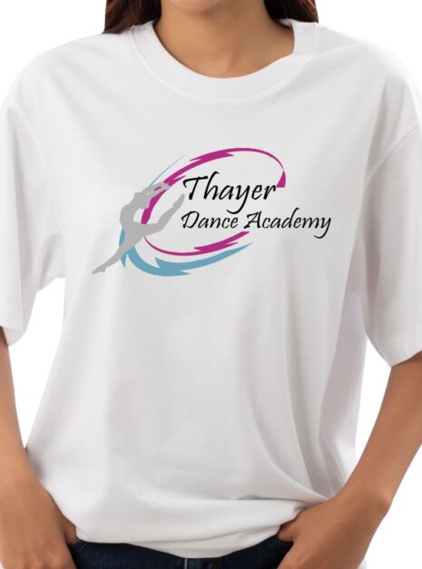 Thayer Dance Academy white tee option 1