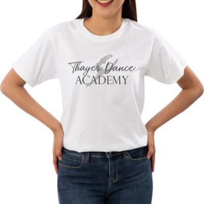 Thayer Dance Academy White Tee option 2