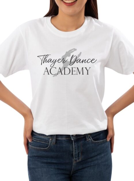 Thayer Dance Academy White Tee option 2