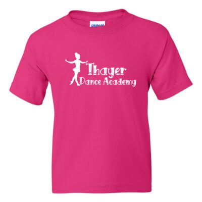 Thayer Dance Academy Azalea Pink Tee option 1