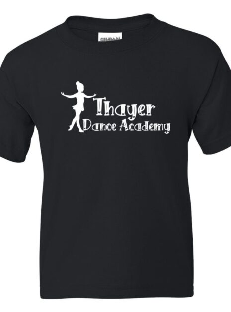 Youth Black Thayer Dance Academy Tee